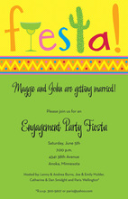 Classic Bold Fiesta Sombrero Invitations