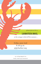 Delicious Red Lobster Love Invitations