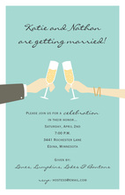 Great Red Wine Toasting Invitations