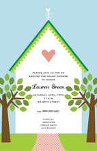 Inspiring House That Love To Built Party Invitations