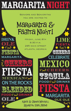 Margarita Night Speak-Out Invitations