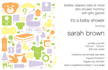Baby Things Toys Invitation