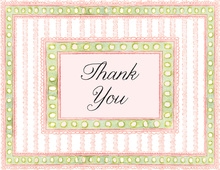 Girl Frills Thank You Cards