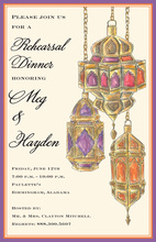 Exquisite Classic Arabian Lights Invitation