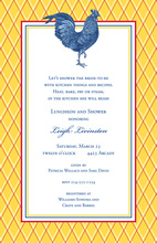 Rooster Kitchen Invitations