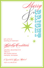 Text Merry Bright Special Invitations