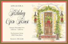 Festive Entry Holiday Invitations