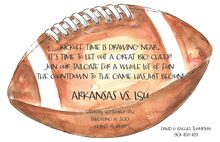 Game Day Football Sports Party Invitation