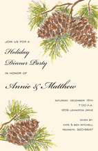 Sweet Woodland Pines Invitation