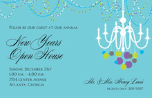 Decorated Formal Chandelier Invitation