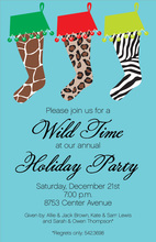 Wild Stockings Invitation