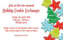 Decorated Cookies Holiday Invitations