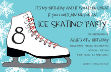 Sweet Skate Winter Party Invitations