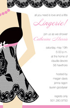 Sexy Lingerie String Collection Invitations