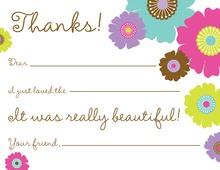 Room to Bloom Kids Fill-in Thank You Cards