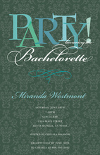 Bachelorette Party Baroque Modern Olive Invitations