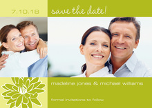 Bright Spring Wedding Save The Date Photo Cards
