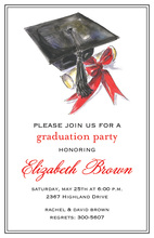 Graduation Silhouette Invitation