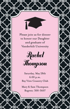 Graduation Silhouette Invitation