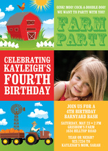 Classic Barnyard Party Invitations