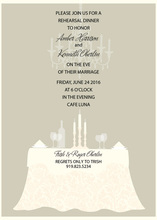 Decorated Formal Chandelier Invitation