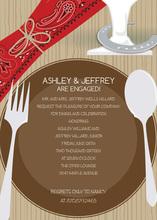 Western Place Setting Invitations