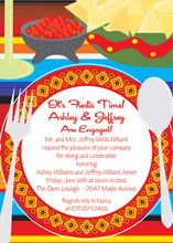Colorful Mexican Place Setting Invitation