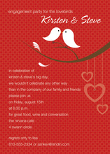 White Doves In Holiday Invitations