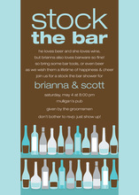 Bar Shelf Chocolate Bali Color Invitations