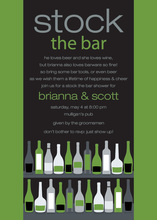 Featuring Bar Grill Table Party Invitations
