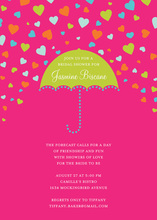 Filigree Umbrella Berry Shower Invitations