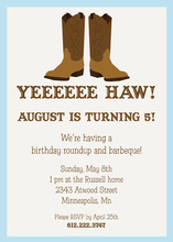 Crazy Boots Western Couple Shower Invitations
