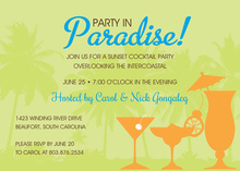 Tropical Island Punch Invitations