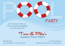 Whimsical Summer Fun Splish Splash Invitations