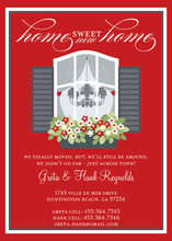 Home Sweet Home Red Invitations