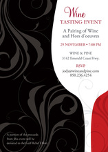 Just Say Cheers! Red Invitations