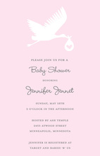 Stork New Birth Invitation