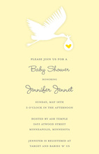 Magic Stork Baby Invitations