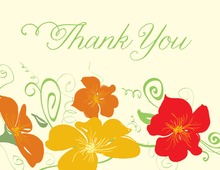 Lush Floral Thank You Cards