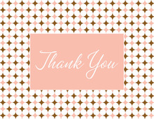 Classic Dots Girl Thank You Cards