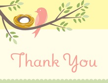 Nesting Girl Thank You Cards
