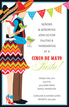Fiesta Table Party Invitations