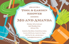 Various Home-Garden Fix-it Shower Invitations
