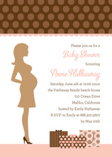 Modern Baby Shower Girl Bliss Invitations