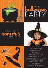 Halloween Polka Dots Photo Cards