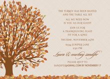 Autumn Pumpkin Entry Invitation