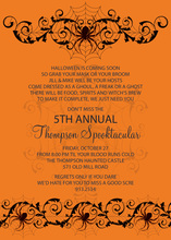 Modern Pumpkin Special Invitations