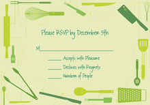 Cooking Directions Granny Smith RSVP Cards