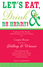 Eat, Drink, Be Merry! Holiday Invitation
