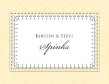 House Plans Yellow Thank You Cards